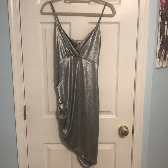 Shimmer Gray Dress - Picture 3 of 5